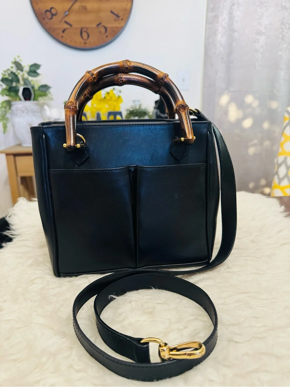 Gucci Diana Bamboo Mini Satchel Bag